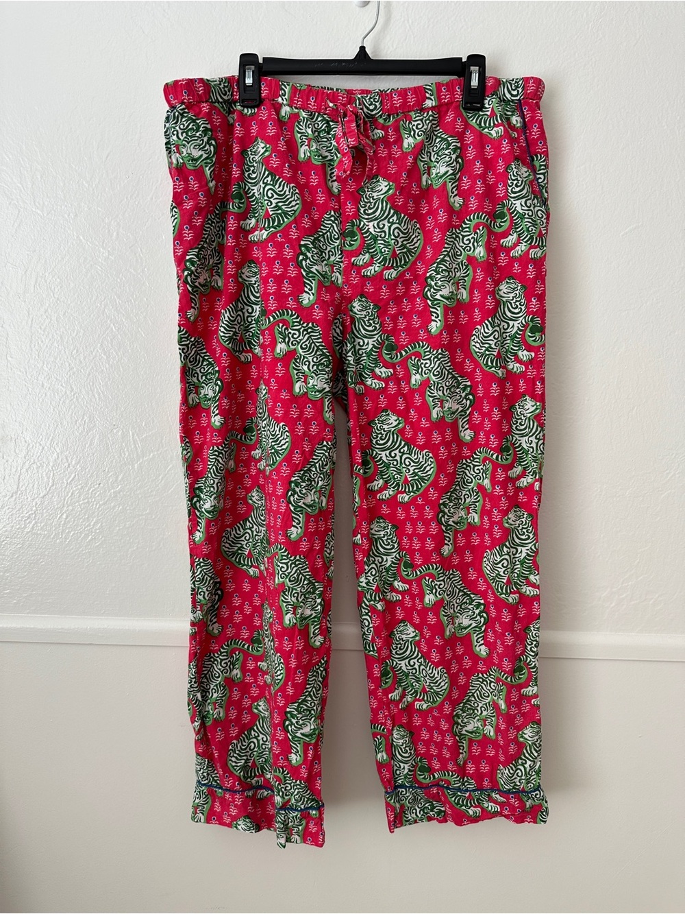 Printfresh Tiger Pink Green PJ Pants XL